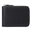 Wallets for Men Genuine Leather Wallet RFID Zip Around Bifold