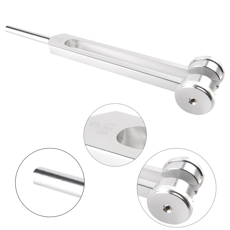 Medical Tuning Fork, 128HZ Aluminium Alloy Medical Tool for Sound