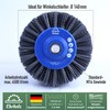 EHRHOLZ® Sanding Brush for Angle Grinders, 140 mm Diameter, Round