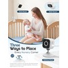 Baby Monitor with Camera and Audio & Crib Clip, No