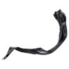 TRQ Front Right Inner Fender Liner Black Passenger Side Compatible