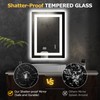 Hivone 28X20 LED Bathroom Mirror with Lights, Anti-Fog, Dimmable, Backlit