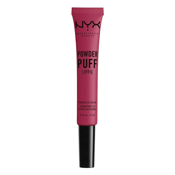 NYX PROFESSIONAL MAKEUP Powder Puff Lippie Lip Cream, Liquid Lipstick - Prank Call, Burgundy