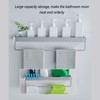 Bathroom Space Aluminum Shelf Bathroom Wall Mounted Drill Free Shelf
