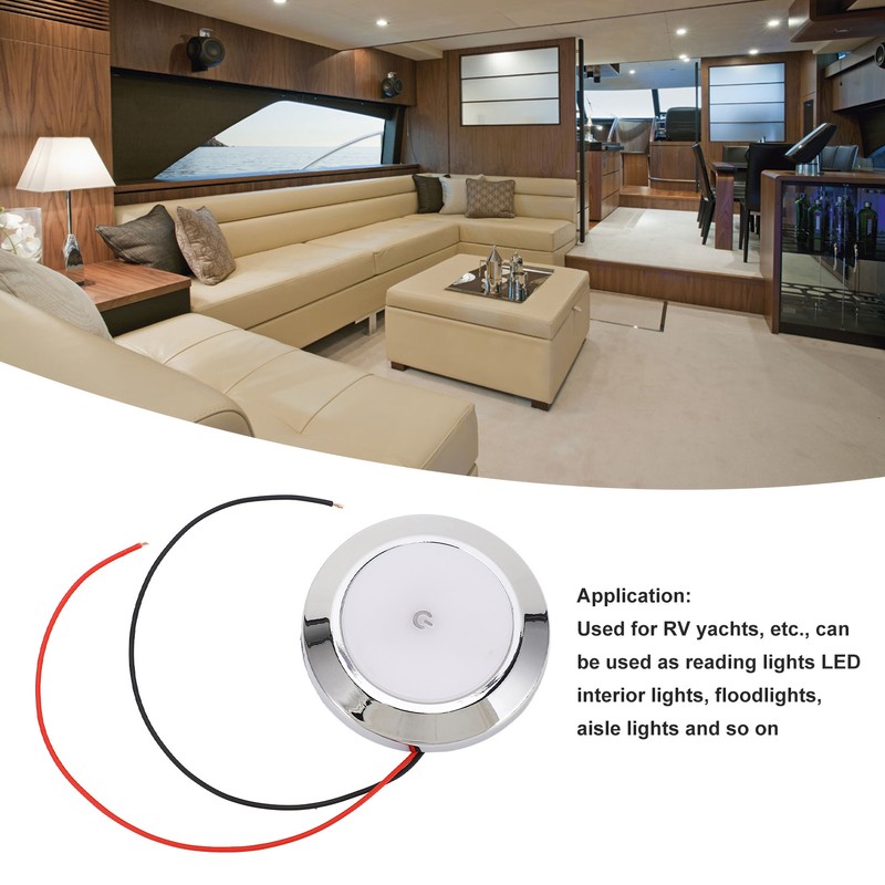 2.8 Inch RV Dome Light DC 12V LED Interior Ceiling