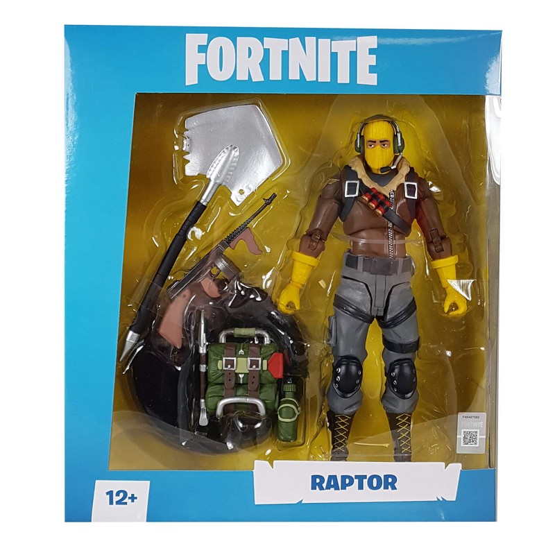 McFarlane Toys Fortnite Raptor Premium Action Figure, Multicolor