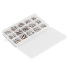 360pcs Screw Nut Set Stainless Steel Flat Washer Spring Washer