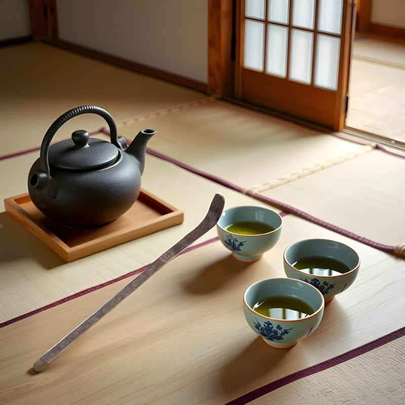Brown 18cm Bamboo Matcha Scoop Japanese Chashaku Hooked Green Tea