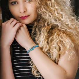 Always Believe in Yourself Butterfly Bracelet Adjustable String Butterfly Bracelets Cute Butterfly Charm Bracelets,Bracelet Suitable For Women Butterfly Jewelry. (pink)