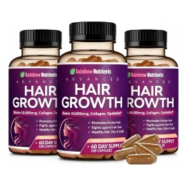 3pcs 24-in-1 Advanced Hair Growth Vitamins Stops Hair Loss