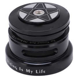 Mountain Bike Headset Double Bearing CNC Process Sealed Waterproof Front Fork Stem Headset Bearing for 44‑49.7mm Frame