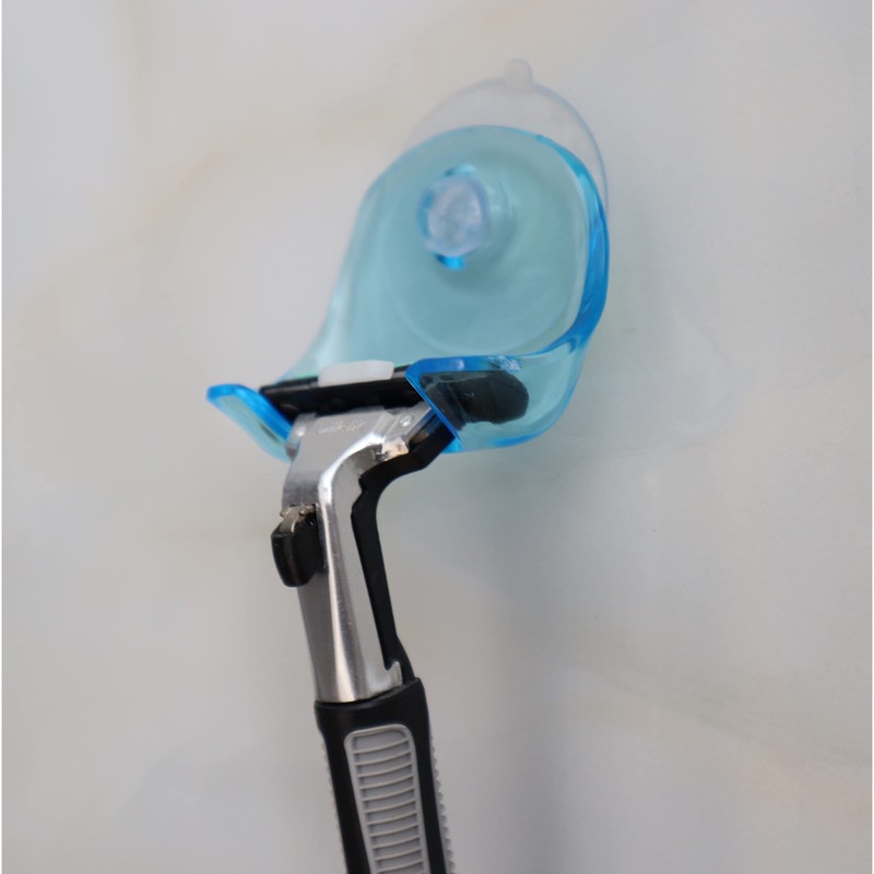 EIKS 2 Pack Portable Razor Holder Rack Shelves with Suction