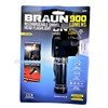 BRAUN 900 Lumen Rechargeable Swivel Head LED Flashlight Spot Light