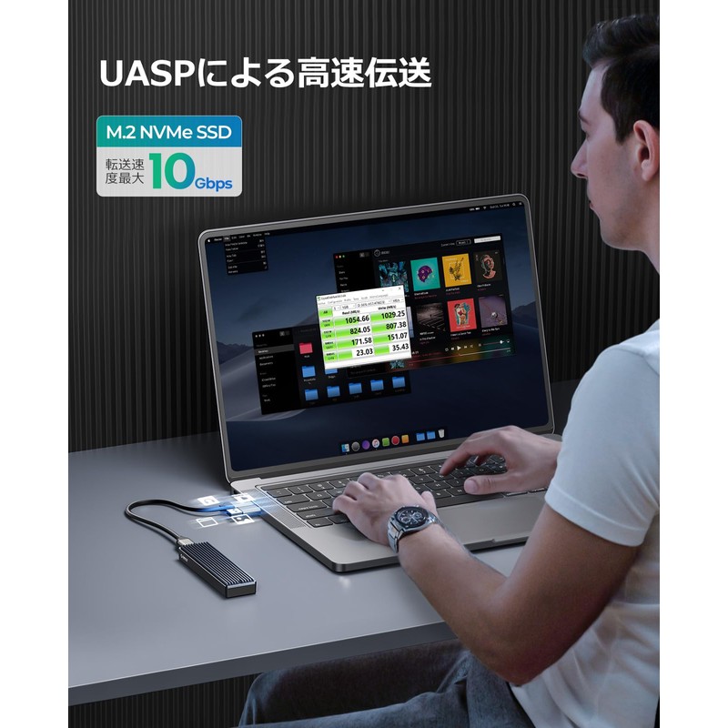 ORICO M.2 NVMe SSD External Case USB 3.2 Gen2 10Gbps