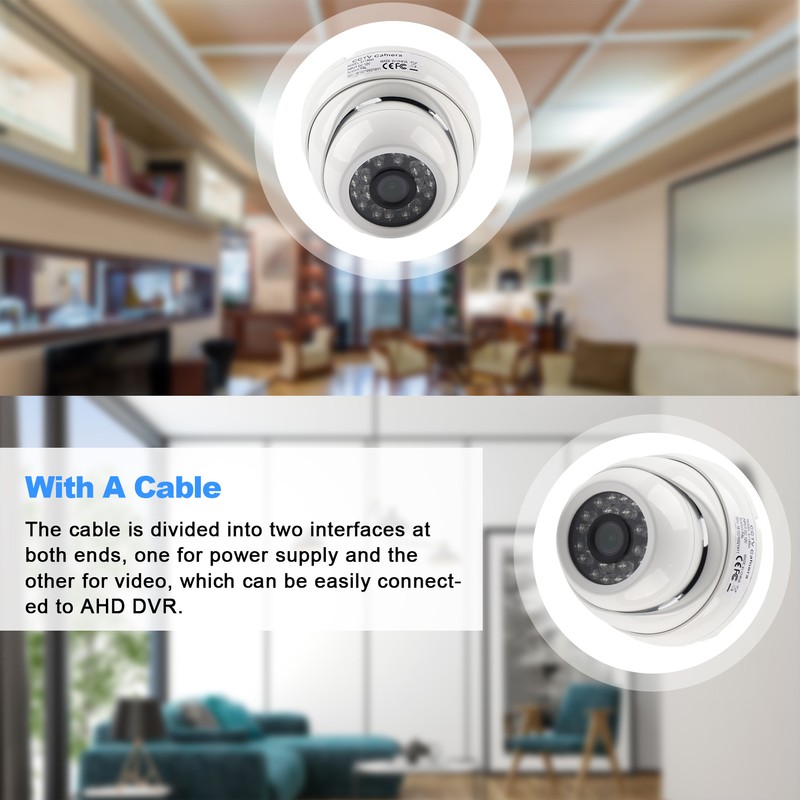AHD Coaxial Video Camera 4 in 1 Dome 1080P 24PCS