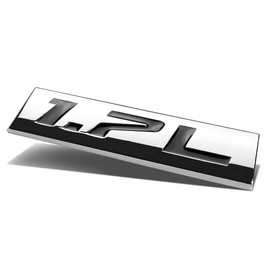 Auto Dynasty Chrome Finish Metal Emblem 1.7L Badge (Black Letter)