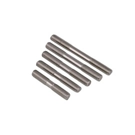 CREAP Double End Thread Rod M3~M16 Metric 304 Stainless Steel Headless Stud Bolts Screw Rod Tooth Stick Dual Head Threaded Bar(30MM_M5 4PCS)