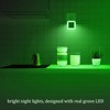 Elsent [Pack of 2] Bright Green Night Lights, Plug Into