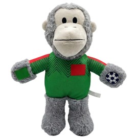 KONG Wild Knots Juguete Extra Grande para Perro, Mono de Peluche con Cuerda Interior, Diseño de Fútbol, Suave y Duradero