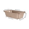 JAPCHET 10 Pieces 15.6 x 8.5 cm Mini Loaf Pan
