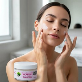 Crema Humectante Antiedad Con Colágeno Y Elastina 100ml Todo Tipo De Piel Día/noche
