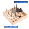 10-Piece CNC Router Bits Set, Carbide Multiple Uses Router Bits