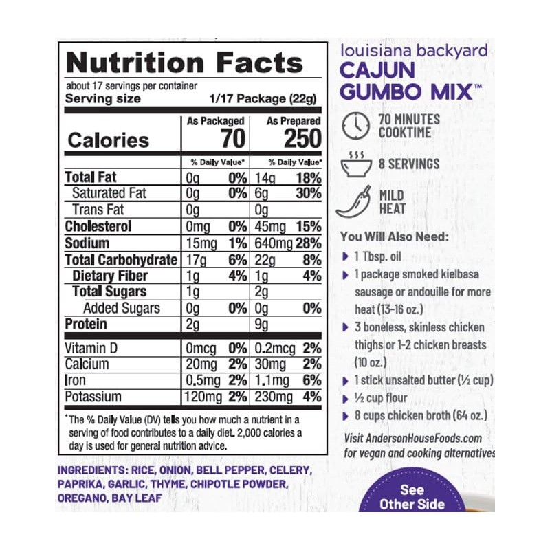 Frontier Soups Hearty Meals louisiana backyard Cajun Gumbo, 13 oz,