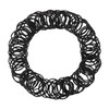 Driew Small Hair Ties, 200 pcs Mini Black Hair Ties