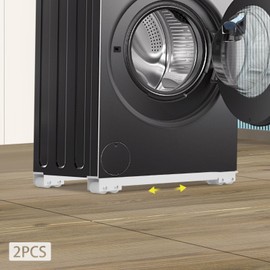 JAYGOVAN Appliance Rollers Heavy Duty, Adjustable Mini Fridge Stand 18-28 inch, Extendable Appliance Rollers Mobile Washing Machine Base Easily Move Washing Machines,Dryers, Refrigerators, Furniture