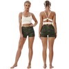 BUBBLELIME 2.5"/4" Stretch Yoga Shorts for Women Tummy Control -
