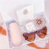 Aimyoo White Collapsible Gift Box with Magnetic Closure Lids 10.5x7x3