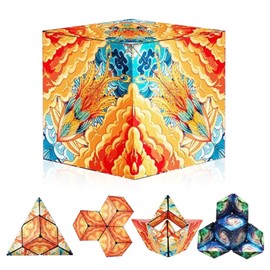 Infinity Cube Magnetic Cube - 3D Anti-Stress Toy for Children from 8 Years & Adults, IQ Learning Game with Magnets, Travel Size 55 x 55 mm (Xiangyun)