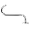 NPT1/2 Shower Arm SShape 8in Stainless Steel Electroplating Shower Head