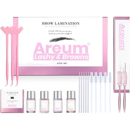 Kit de Laminado de Cejas Areum Lashy & Browns, Duración 3 Semanas, No Irrita, Aspecto Natural, Da Volumen