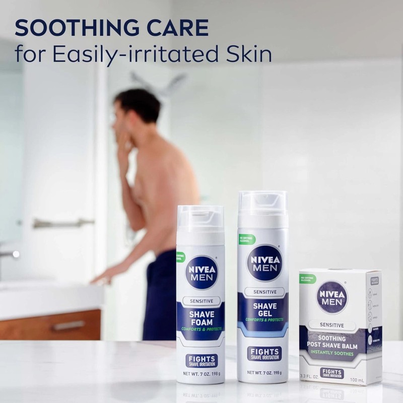 NIVEA MEN Sensitive Shave Gel with Vitamin E Witch Hazel