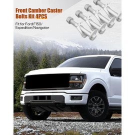 4pcs Front Camber Caster Bolts Fit for Ford F150 2015-2024 Expedition Navigator 2018-2024 Replace FL3Z-3B236-A FL3Z3B236A