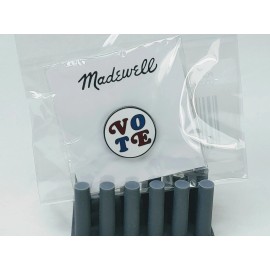 PINTRILL Rare New Madewell Pintrill VOTE Jean Jacket Pins Studs MCM Enamel NEW and sealed