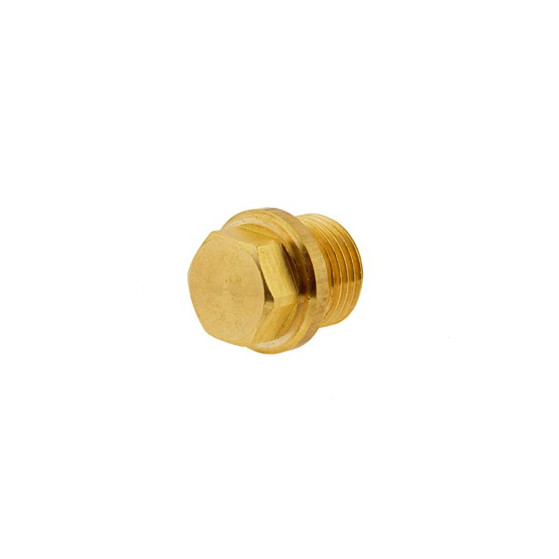 Sealing plug with hexagonal socket and collar G 1/8 inch,