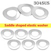 Ctyjia 20 PCS Stainless Steel Washers, M4 Wave Spring Washer,