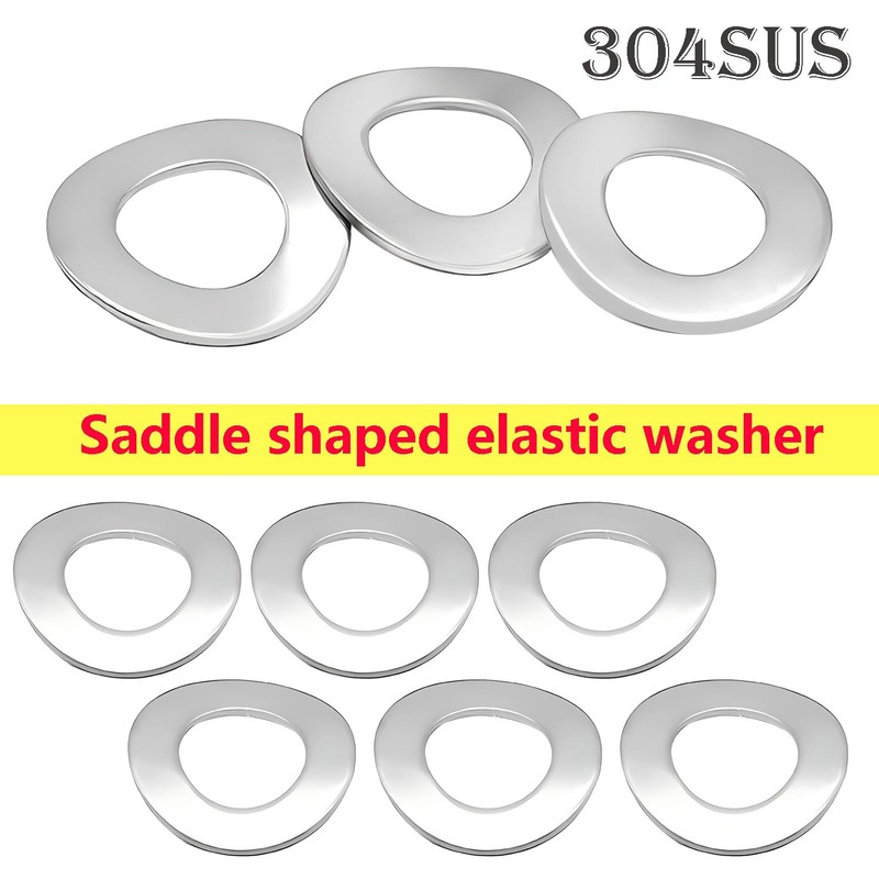 Ctyjia 20 PCS Stainless Steel Washers, M4 Wave Spring Washer,