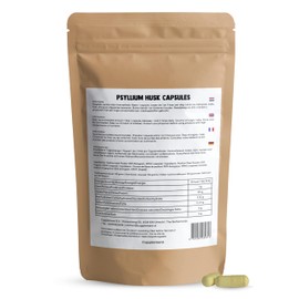 Cupplement Psyllium Husk Fibre Organic Psyllium Husk Fibre Organic – No Powder or Tablets – Psyllium Husks Organic – Psyllium Fibres – Supplements – Superfood – Fibre – Superfood