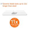 Slice 10404 Replacement Blade, Ceramic, Finger Friendly, Rounded Tip, Lasts