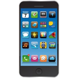 PEARL Bath Towel Microfibre with Smartphone Design 165 x 90 cm