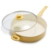 Greenlife Soft Grip Healthy Ceramic Nonstick, 5QT Saute Pan Jumbo