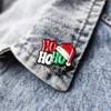 4 Pcs Christmas Enamel Pins Cartoon Christmas Tree Hat Brooches