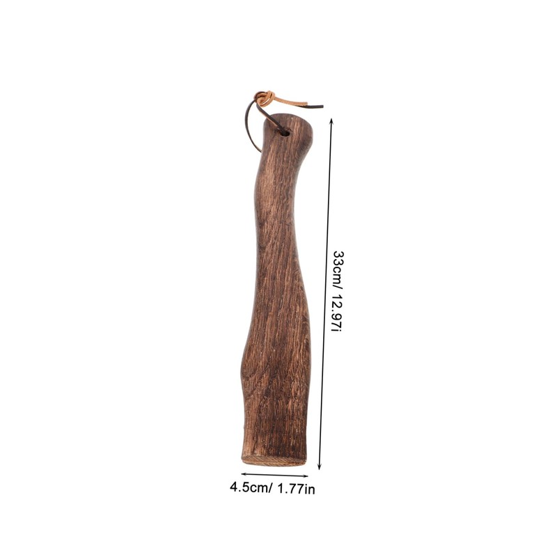 Sosoport 2pcs Sturdy Wooden Axe Handle Comfortable Grip Replacement for