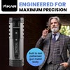 XIKAR Tactical Single-Jet Lighter, Gunmetal and Black - Powerful Flame,