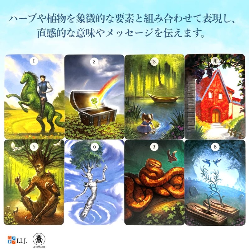 Herbs & Plants Oracle Card, Herbs & Plants Lenormand Oracle