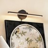 TYhogar 15.75" Plug in/Hardwired Bathroom Vanity Light Fixtures Modern Black