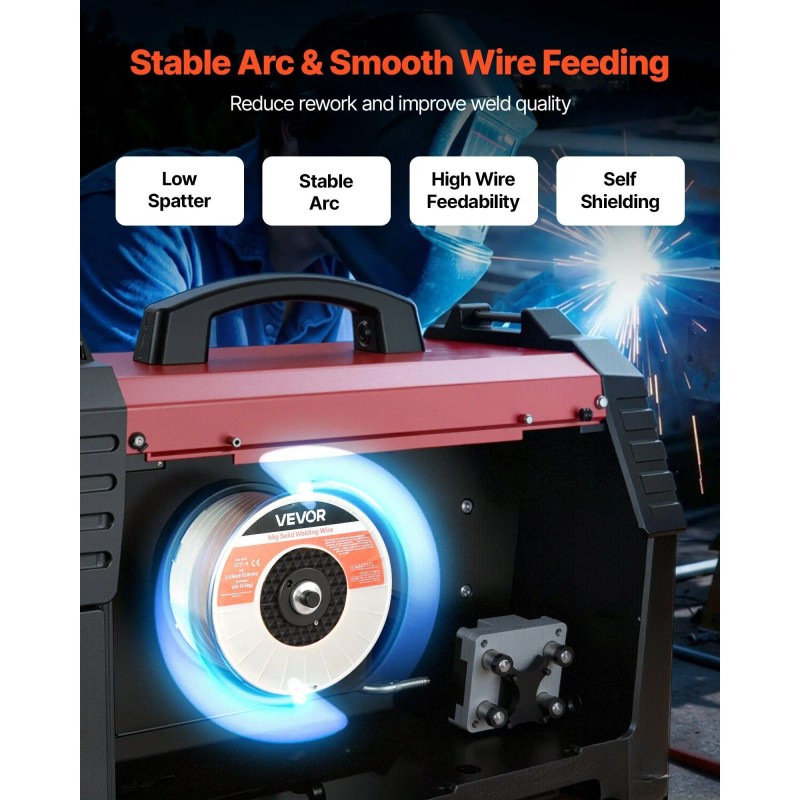 E71T-11 0.03-inch 10 LBS Flux Core MIG Welding Wire Gasless